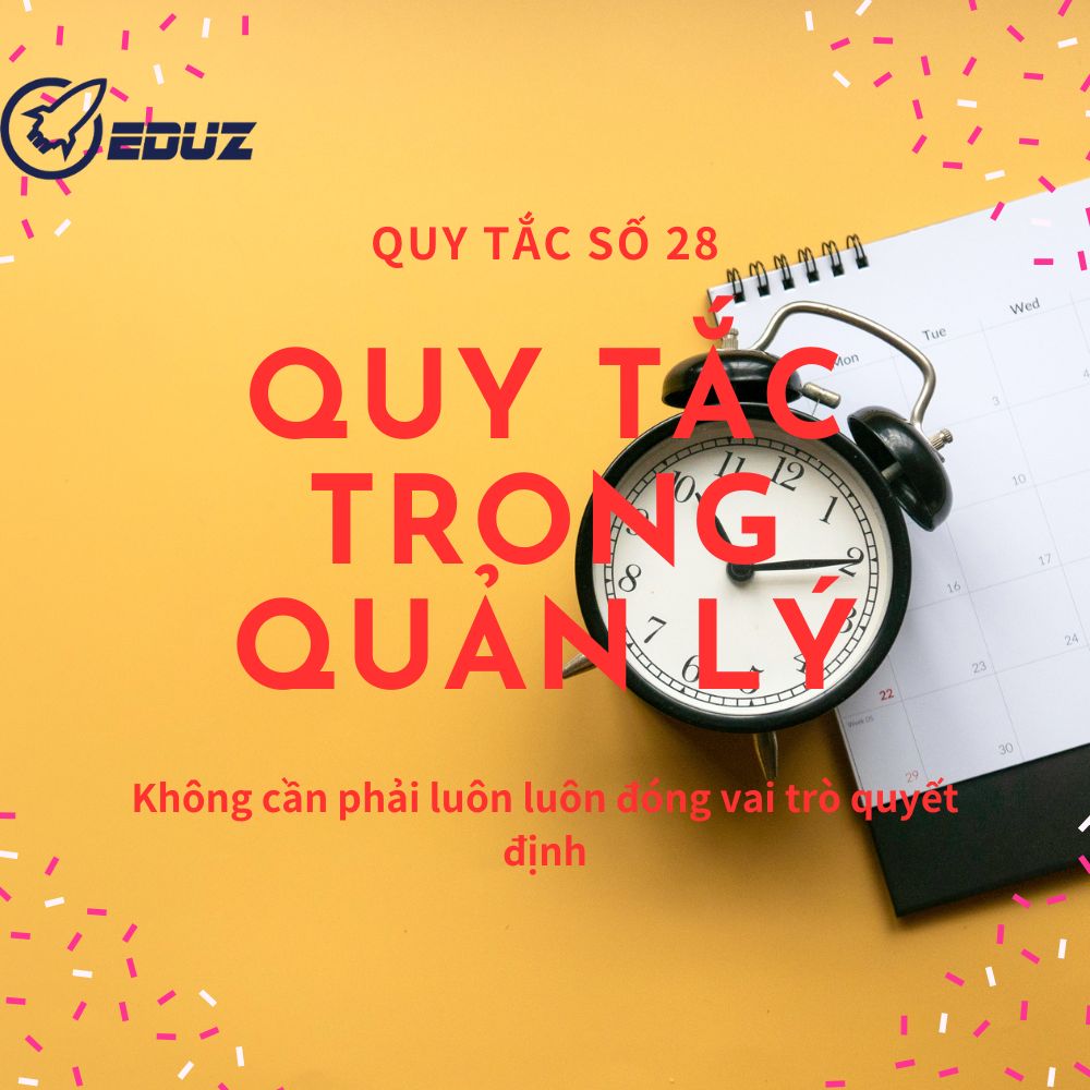 Không Cần Thiết Phải Luôn Luôn Đóng Vai Trò Quyết Định